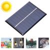 2Pcs 0.6W 5V Polysilicon Solar Panel Charging Power Board Charger for Small Power Appliances 80x55mm