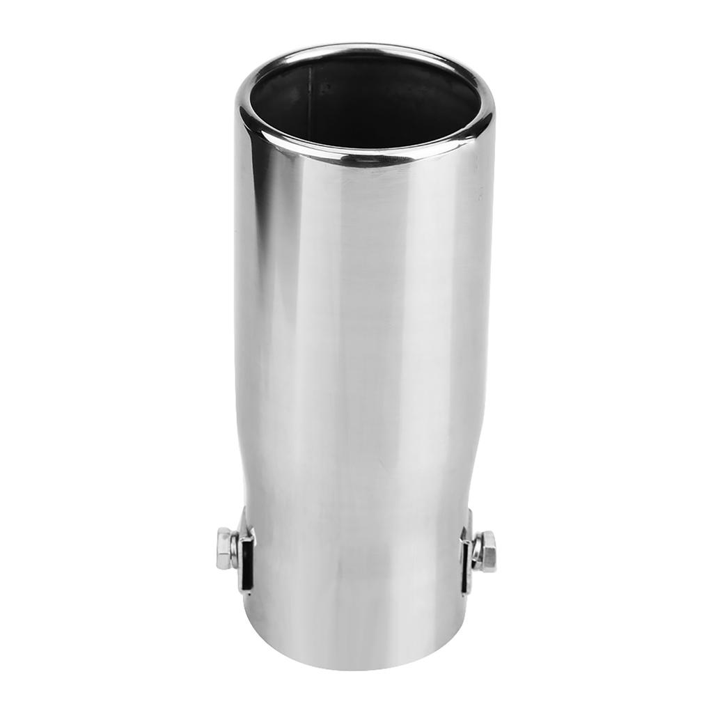 Car Modification Stainless Steel Exhaust Muffler Pipe Rear Tailpipe End Throat Flat