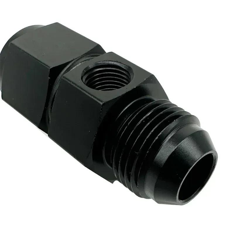 2X AN4 AN6 AN8 AN10 AN12 1/8 NPT AN Swivel Joint Connection for Oil Gauge Sensor Side Port Adapter Female To Male Flare Fitting