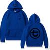 Mens Oversized Hooded Sweatshirt With Letter Print Casual Long Sleeve Pullover Fall Youth Fashion