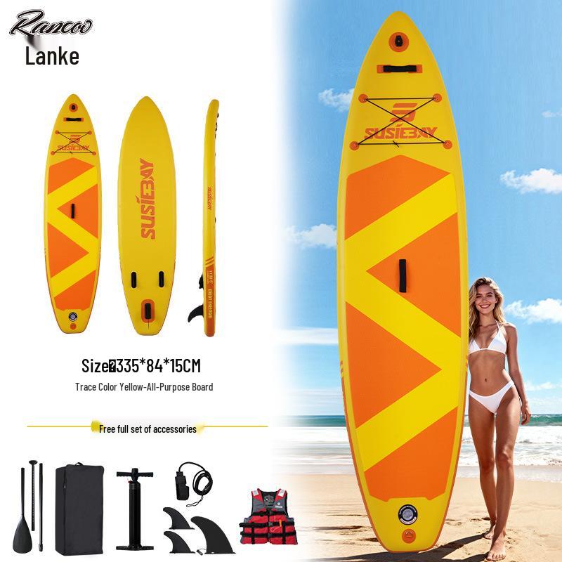 Lanko Inflatable Paddle Board - Universal PVC SUP for Surfing & Paddling
