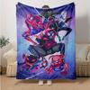 1pc Spiderman Spiderverse Marvel Soft Throw Blanket Flannel All Season Light Weight Living Room/Bedroom Warm Blanket. M731060