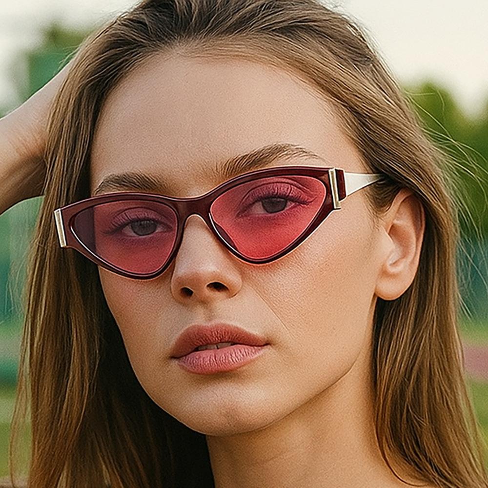 European And American New Triangle Fashion Trend Internet Celebrity Sunglasses Casual Outdoor High Sense Women'S Sunglasses Versatile Glasses