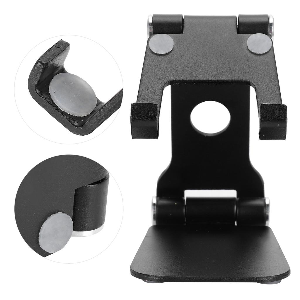 Foldable Desk Mobile Phone Holder Stand Aluminum Alloy Desktop Tablet Cell Phone Bracket
