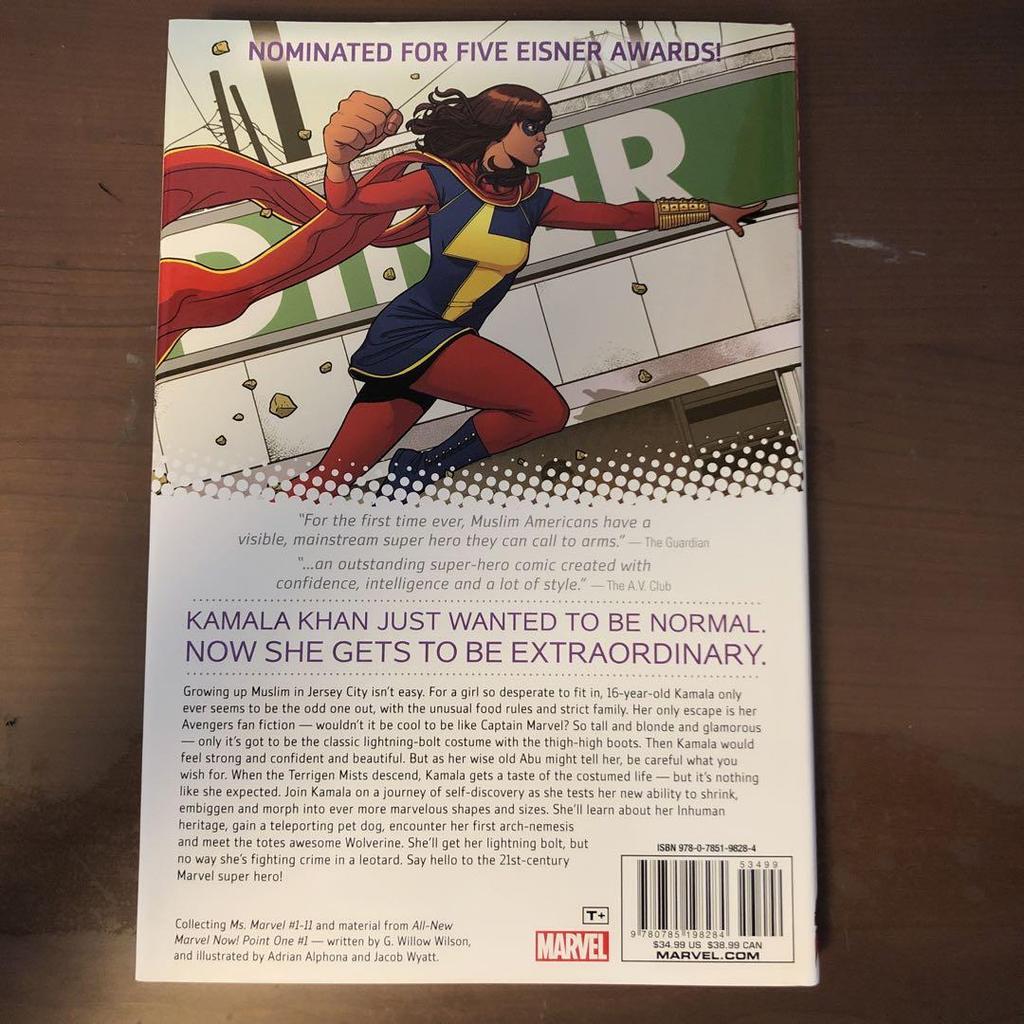[USED] Ms. Marvel -Vol 1 G. Willow Wilson (English book)