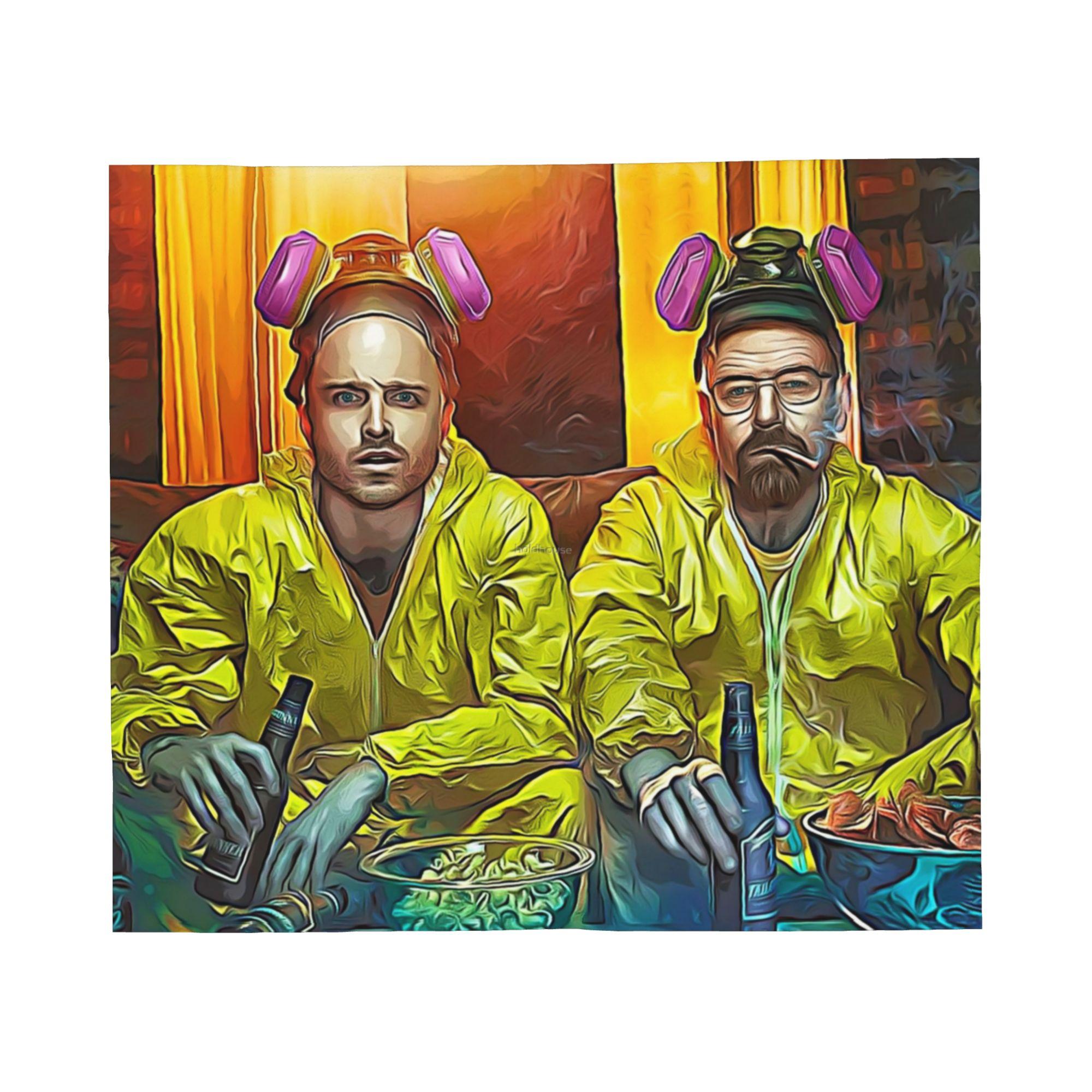 Breaking Bad TV Heisenberg Blanket Walter White Flannel Funny Warm Throw Blankets for Home Spring Autumn 200x150cm 80x60in