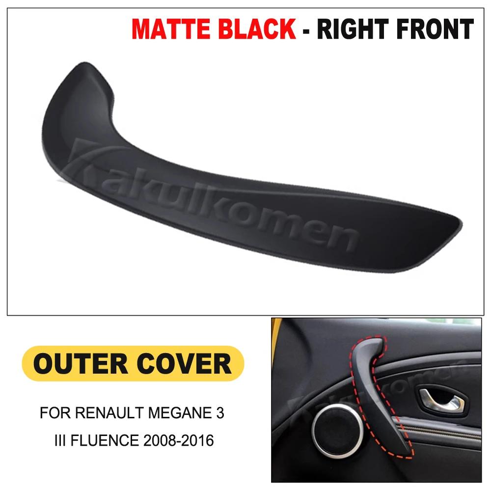 For Renault Megane 3 III Fluence 2008-2016 Car Interior Front Left Right Inner Door Handle With Cover 809600015R 197012651