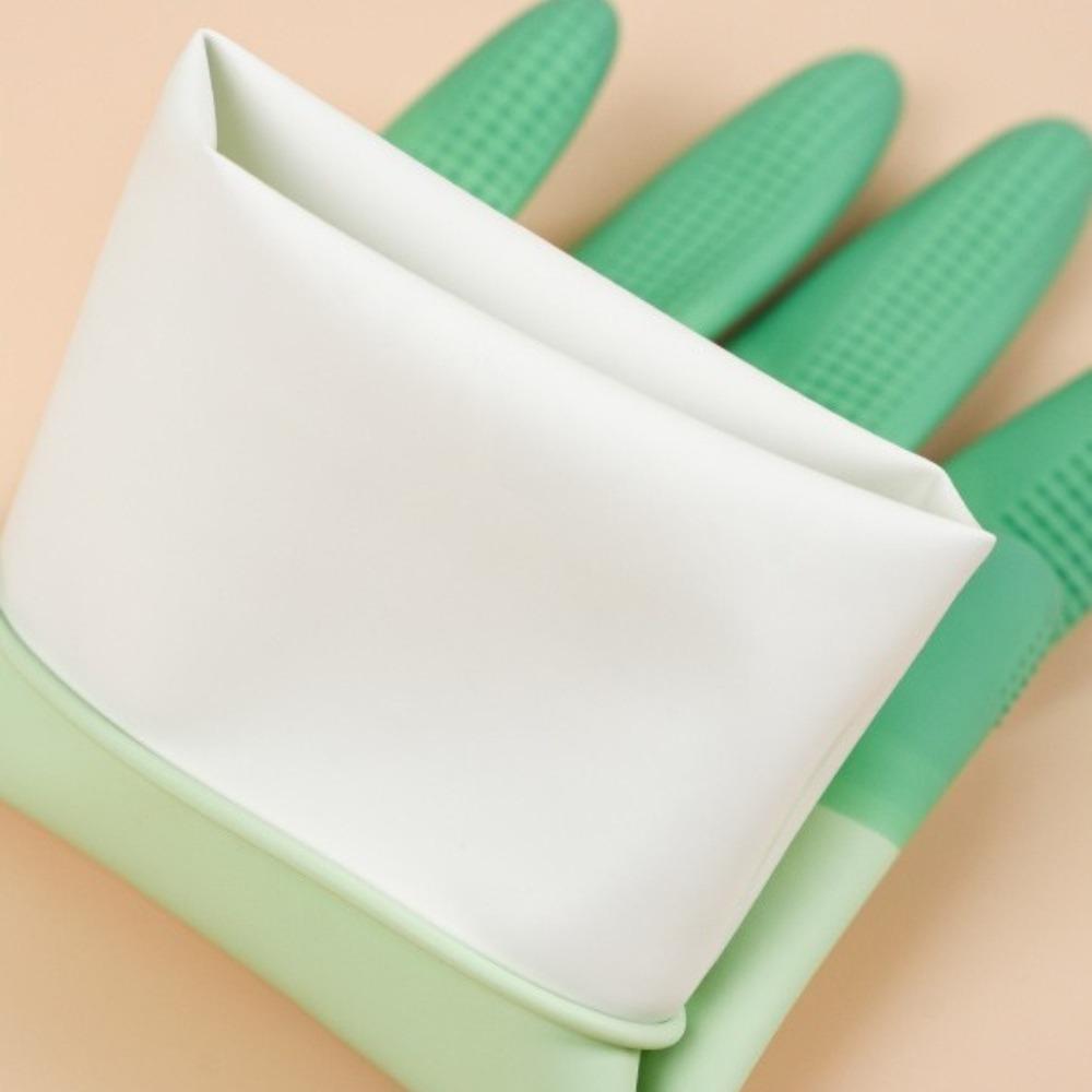 3Pairs/Set Thickened Dishwashing Gloves Oil Resistant Cleaning Gloves Laundry Gloves Car Washing