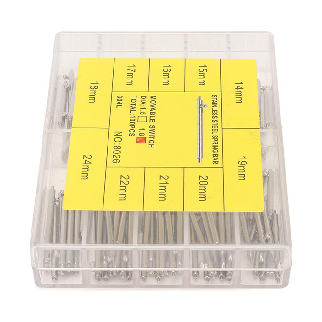 Watch Band Pins Professional Quick Release Stainless Steel Watch Band Spring Bars for Watch Repair
