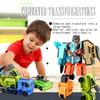 Digitale Zahlen Bots Lernspielzeug Transport Panzer Krieger Deformation Actionfiguren Transformationsroboter Für Kinder