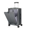 Yongsheng Women's Aluminum Frame Suitcase: 20-inch Anti-Fall Travel Case & 24-inch Front-Opening PC Trolley