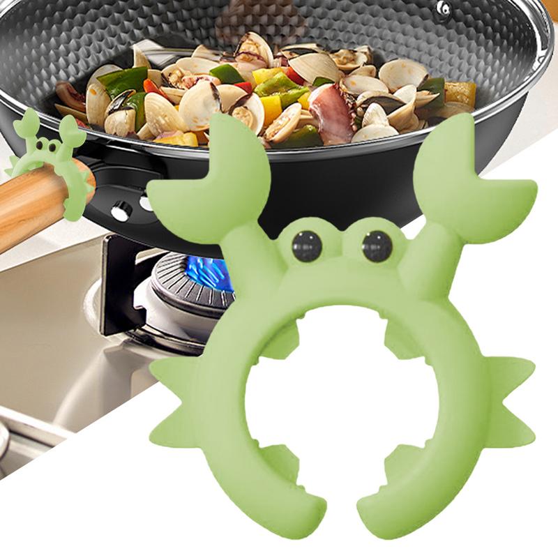 Krabben Löffelhalter Utensilienablage Kochlöffelhalter Hitzebeständiger Topfclip Löffelablage Herdplatte Spatelhalter Küchenhelfer