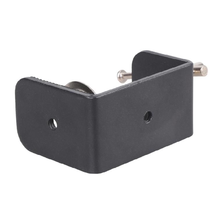 Flexible Photography U Clamp With NonSlip Rubber Base And 2 Standard 1/4inch Screw Mounts For Equipment Attachment