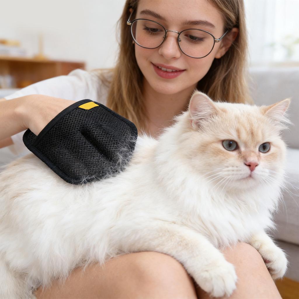 Double Sided Grooming Glove, Grooming Glove For Pet, Pet Grooming Gloves, Versatile Grooming Gloves, Pet Brush Glove For Dogs And Cats