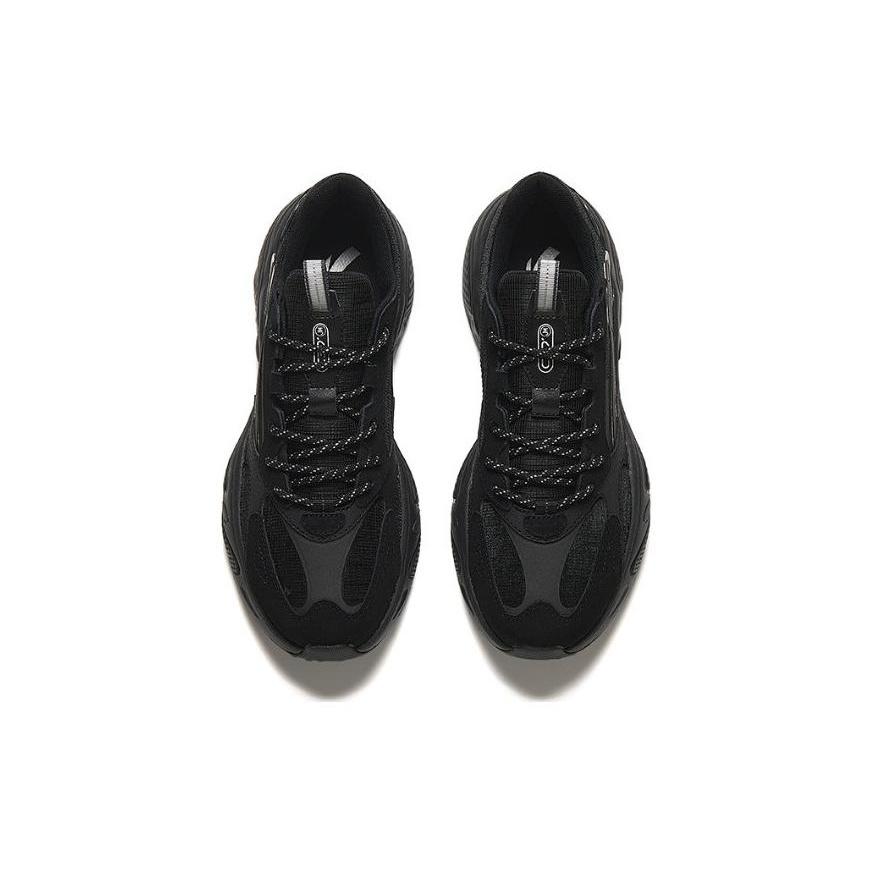 Anta Cushioning, Wear Resistant Low Top Casual Shoes Men's Black 112428853-2