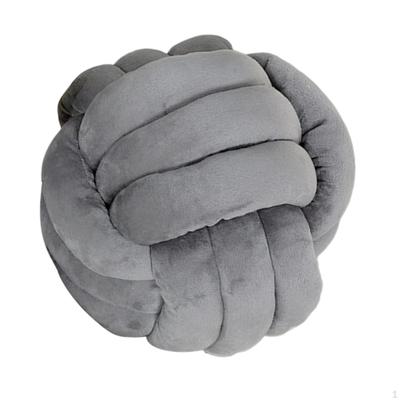 Almofada Bola Macia Amarrada de 20cm Almofada Nó Redonda Multiuso Decorativa Preenchida com Algodão PP para