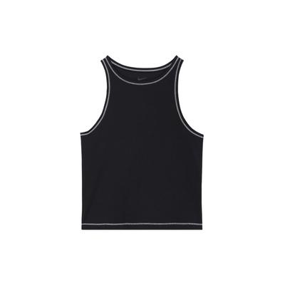 Soft And Comfortable Pullover Casual Vest Women Tops Black Light-Orewood-Brown FN3078-010