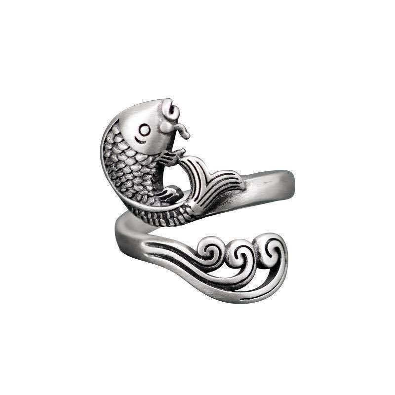 Simple Retro Three-dimensional Peacock Ring Female Ring