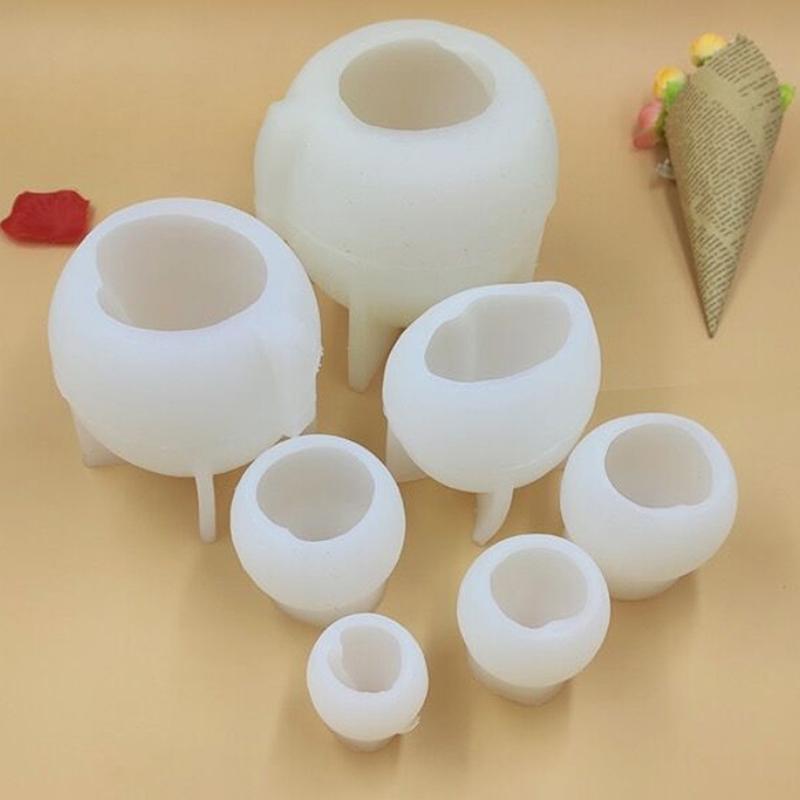 3D Peach Mousse Cake Silicone Mold Homemade Ice Cream Custard Pudding Baking Mold Cube Tray Wedding Festival Parties