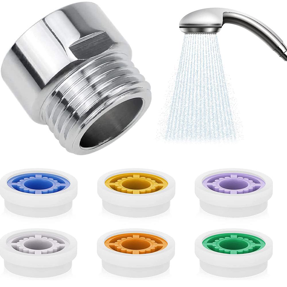 New Practical Quality Water Saving Cores Shower Brass Flows For Kitchen Restrictor 6 Colors 6 Different Washer
