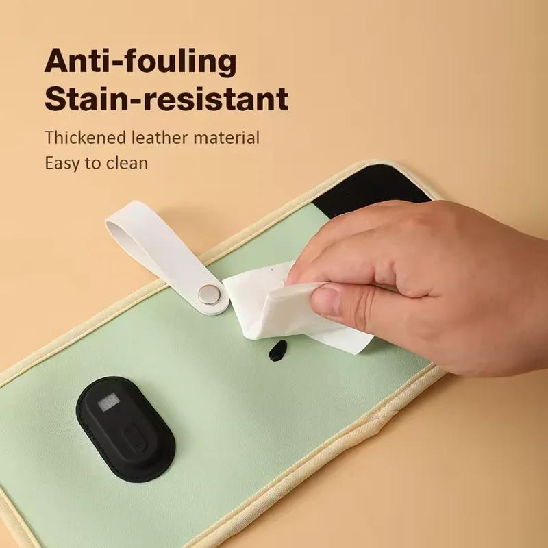 1/2pcsThermostatic bottle insulation cover for outdoor use portable milk heating and warming cover digital display USB universal