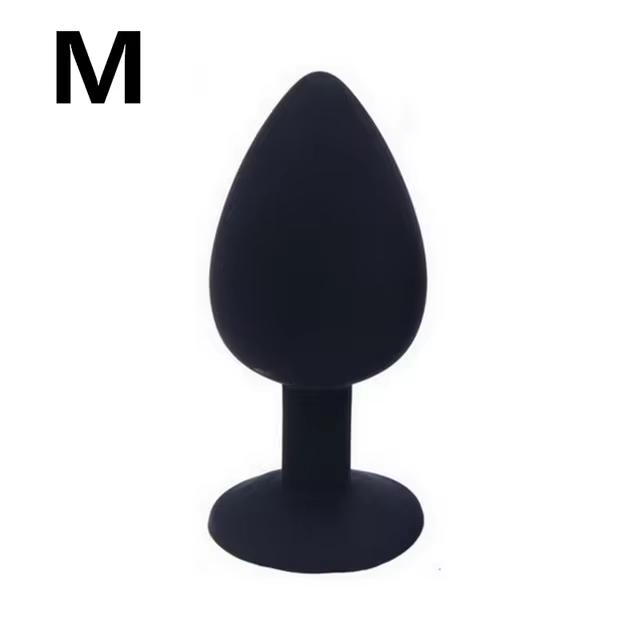S/M/L 100%Silicone Butt Plug Anal Plugs Unisex Sex Stopper 3 Different Size Adult Toys for Men/Women Anal Trainer For Couples SM