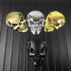 Pro motocykl Harley Yamaha Honda Suzuki Kawasaki Univerzální 3D kovová lebka Skeleton Auto nálepky Moto nálepky Emblém