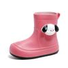 Rain shoes female cute cartoon outer wear waterproof glue rain shoes fashionable versatile light soft velvet warm