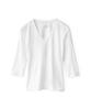 Beulaunyadeu W V-Neck 3/4 Sleeve, Ivory
