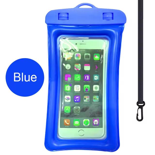Floating Waterproof Swimming Bag Phone Case & Strap For iPhone 11 12 13 14 15 Pro Max Samsung S23 S22 Xiaomi Huawei Cover