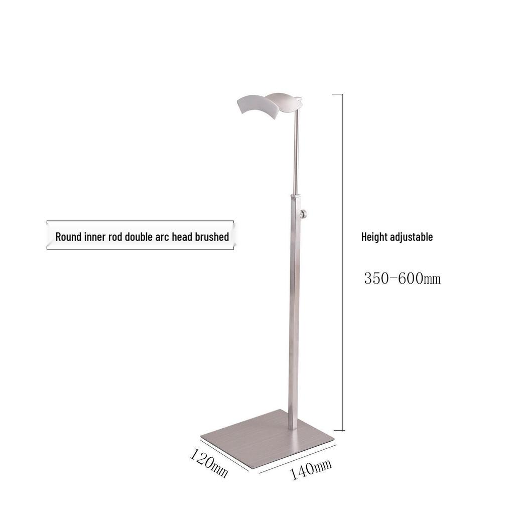 Adjustable Stainless Steel Handbag Display Stand with Gas Spring