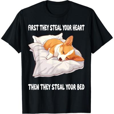 Welsh Corgi Pembroke Schlafanzug Nachthemd T-Shirt
