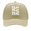 Faith Text Baseball Cap with Religious Scripture  Lightweight for Running Outdoor  Church  All  Sandwich Baseball Cap