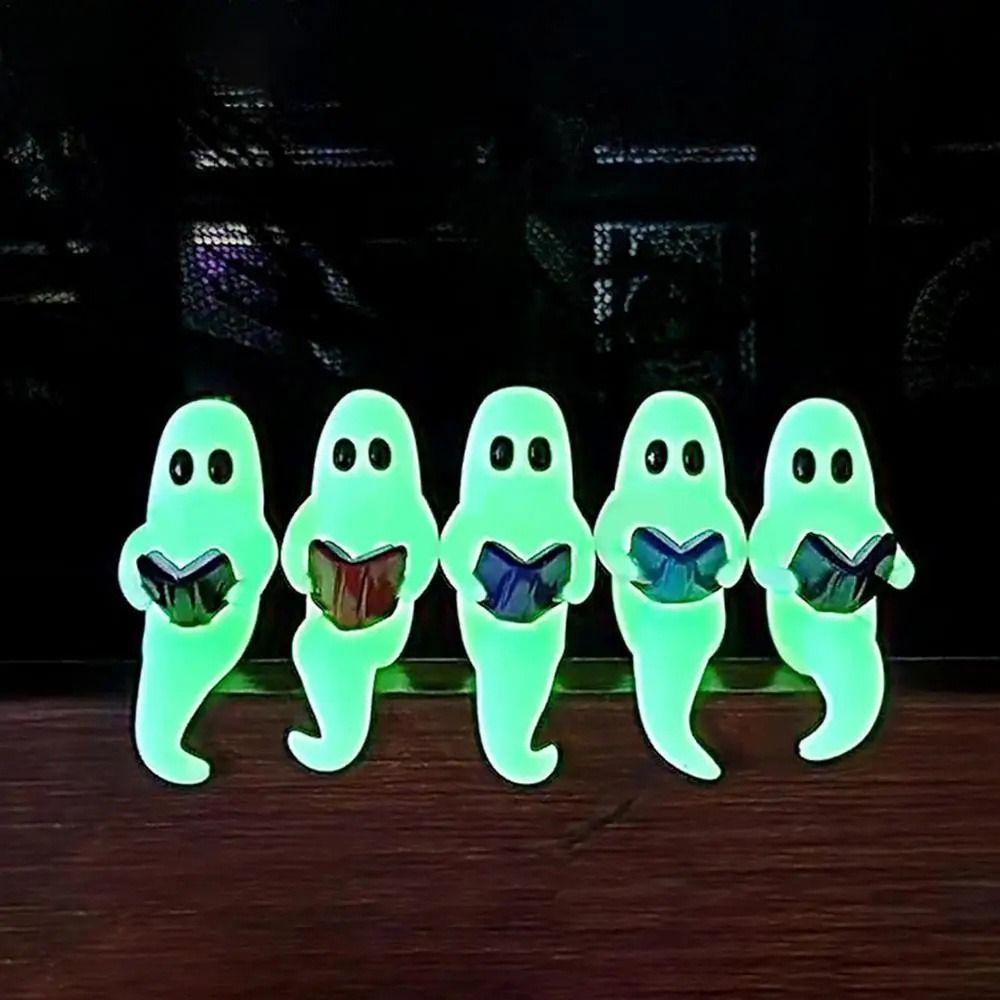 Terrifying Mini  Ghost Figurines Halloween Small Ghost Tiny Figures  Landscape Figure Ornament