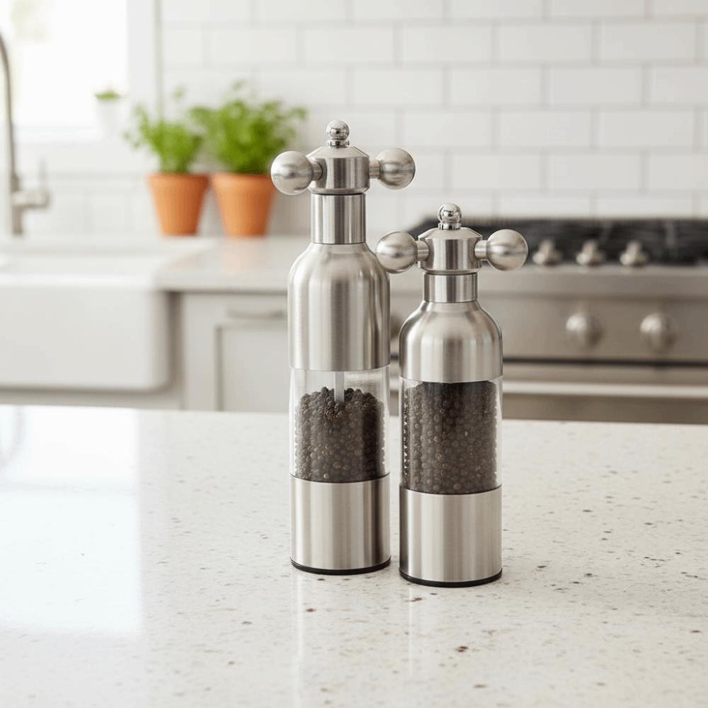 Ceramics Grinding Coarse Salt Pepper Mill Manual Seasoning Grinding Bottle  Rice