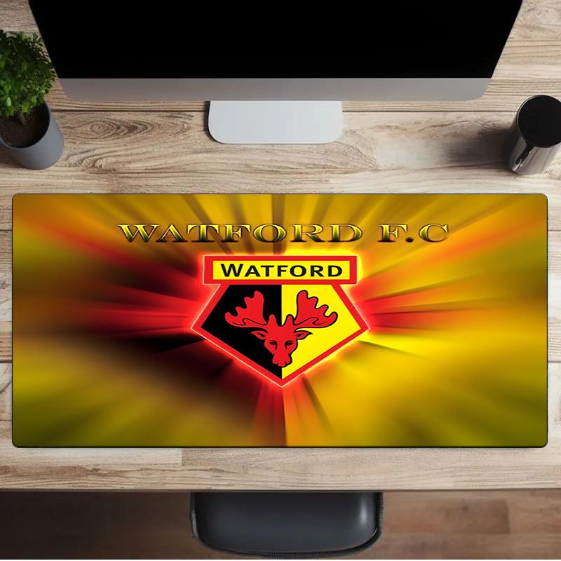 Watford Crest Design Mouse Pad, Gaming Mouse Pad, Keyboard Pad, Desk Decor for Computer Notebook Fan Gift Birthday Gift