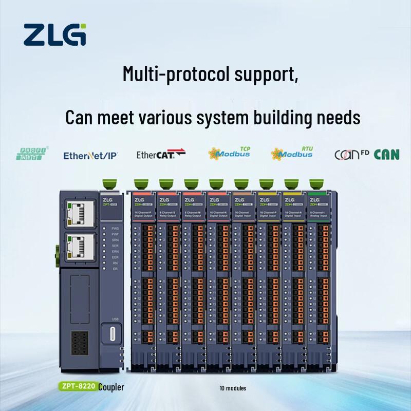 ZLG ZDM-C1600 Bus-Type Remote I/O Module