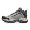 Li Ning Tigre Dominant Antidérapant Augmentant la Hauteur Thermique Réactif Mi-montantes Chaussures Décontractées Homme Gris AGLU091-3