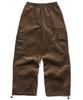 CPGN STUDIO Corduroy Wide Overcargo Pants Dark Brown