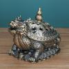 European Style High-Foot Elephant Incense Burner for Dining Room & Living Room
