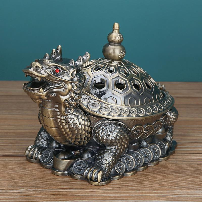 European Style High-Foot Elephant Incense Burner for Dining Room & Living Room