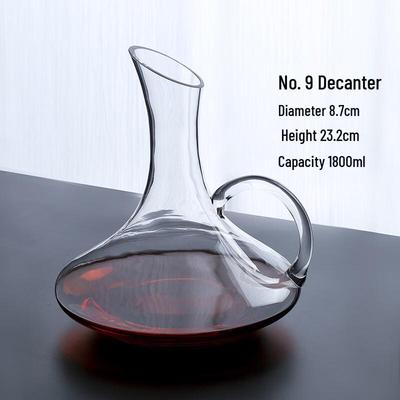 Juego de Decantador de Vino de Cristal Shangqi