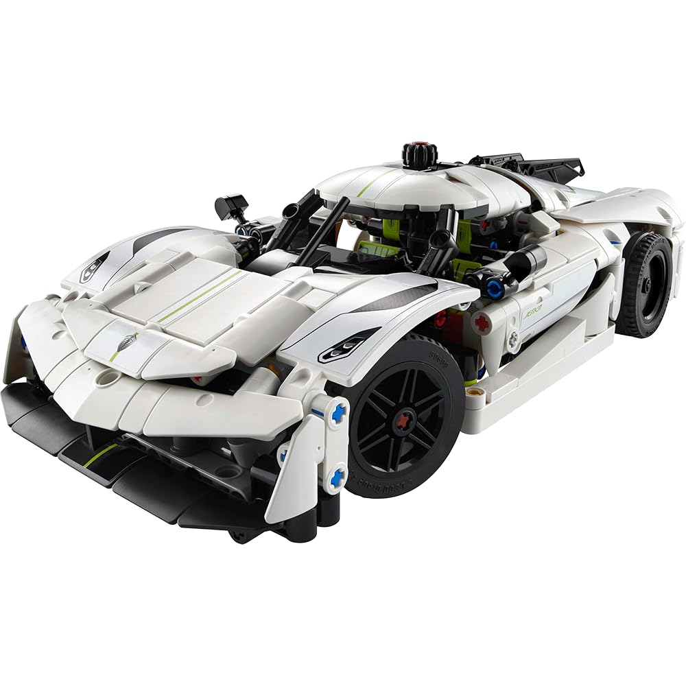 LEGO Technic Koenigsegg Jesko Absolut Hypercar White 42184 for Ages 10 and Up