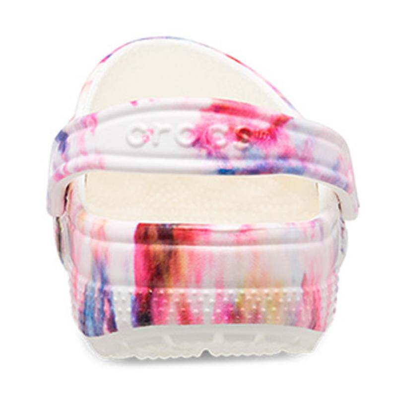 Crocs Classic Tie Dye Graphic Clog 'Garnet & Multi' Women's