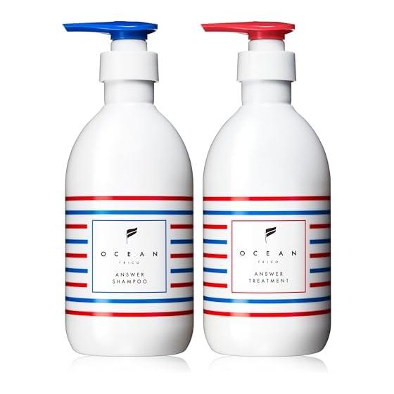 OCEAN TRICO Answer Shampoo Treatment Set 400mL each Natural happy scent (Shampoo/Treatment Set)