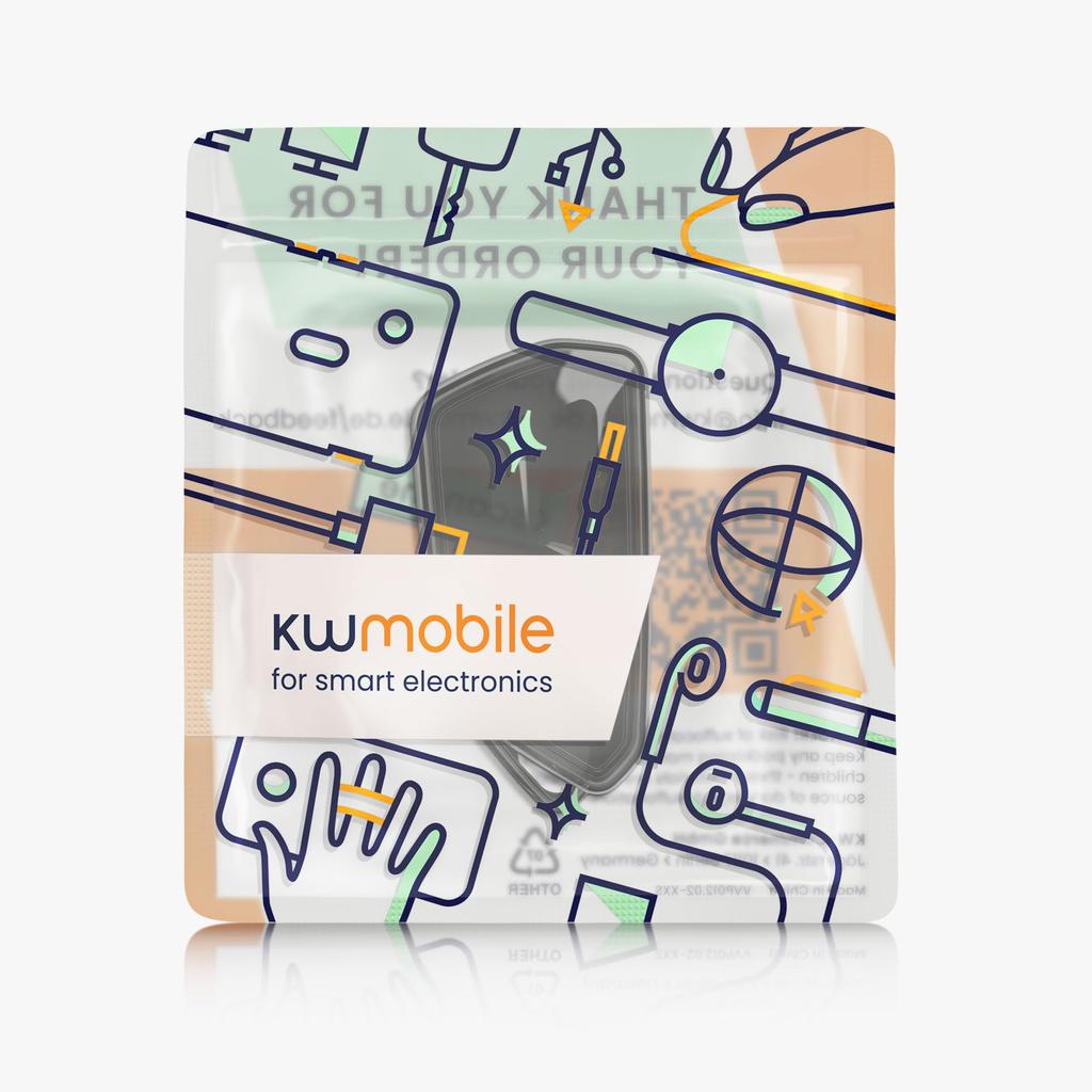 kwmobile Key Cover VW Golf 8 3-Button Car Key Compatible