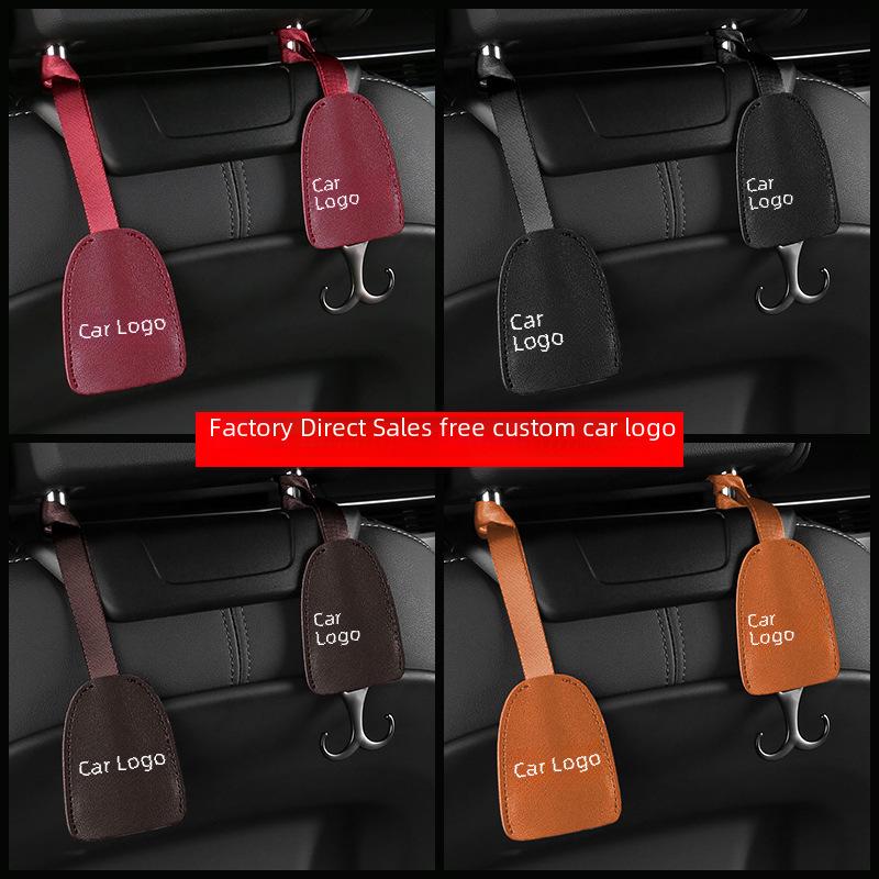 Dual-Purpose Hidden Car Seat Headrest Hook