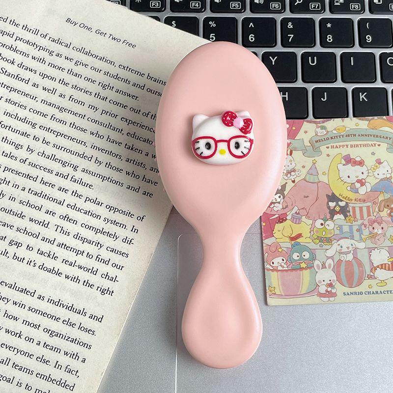 Japanese Cute Cartoon Airbag Cushion Comb - Soft, Portable, Girlish Heart Design with KT Cat