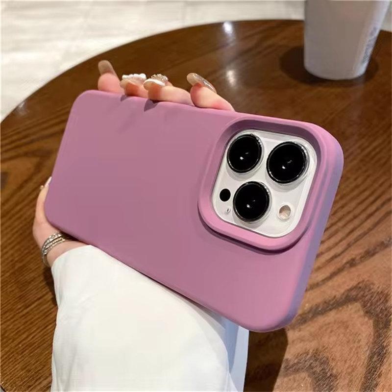 Luxusní tekuté silikonové pouzdro pro iPhone 13 14 15 Pro Max 11 12 Mini X XS XR Plus Ochrana fotoaparátu nárazuvzdorný kryt