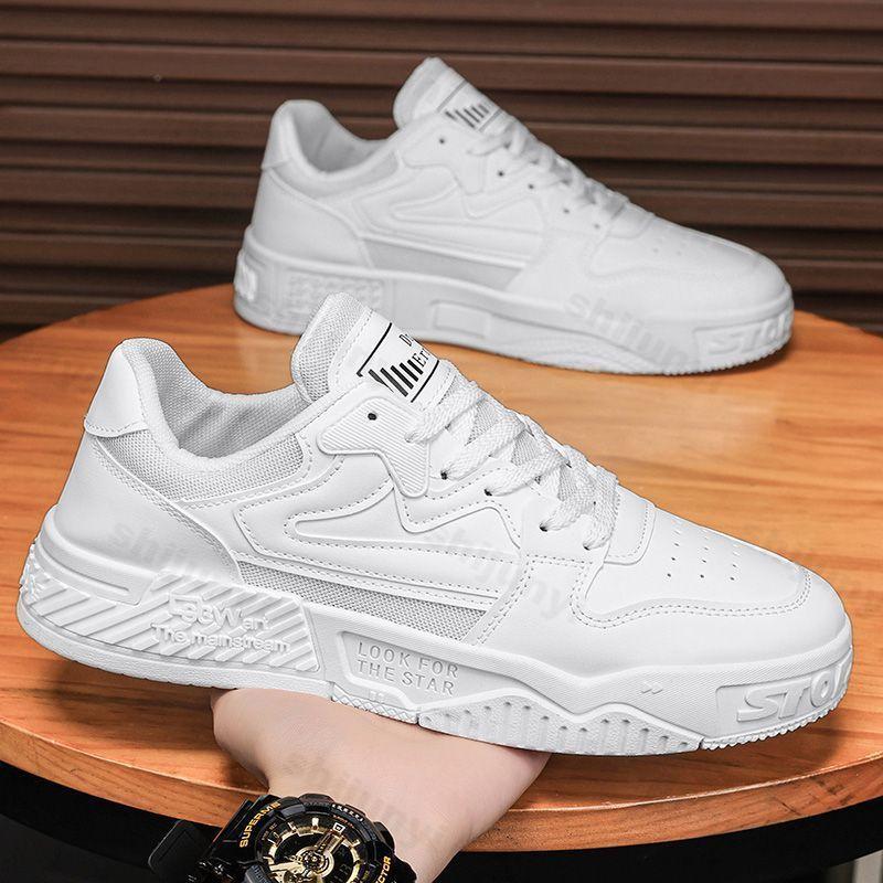 2025 Casual Sneakers Mens Shoes Skateboard Leather Platform Summer Luxury Designer Sports Outdoor Running Hiking Tennis Loafers